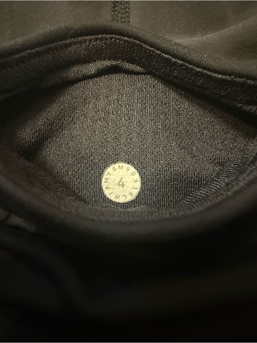 Lululemon Run Speed Short Black Running Athletic Shorts Size 4 - Picture 9 of 9